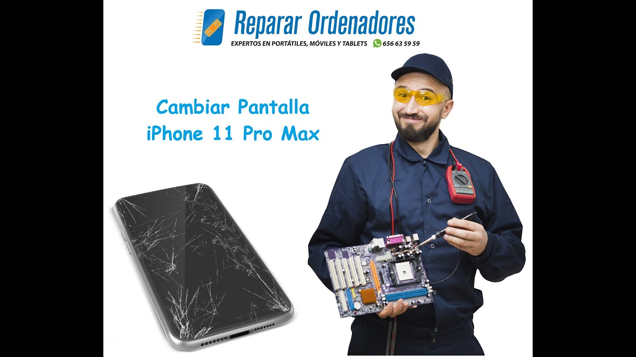 Cambio de pantalla iPhone 11 Pro Max a domicilio en Madrid