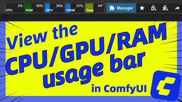 How to Add a Resource Monitor in ComfyUI (CPU, GPU, RAM Stats with Crystools)
