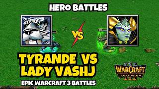 Tyrande vs Lady Vashj - Warcraft 3
