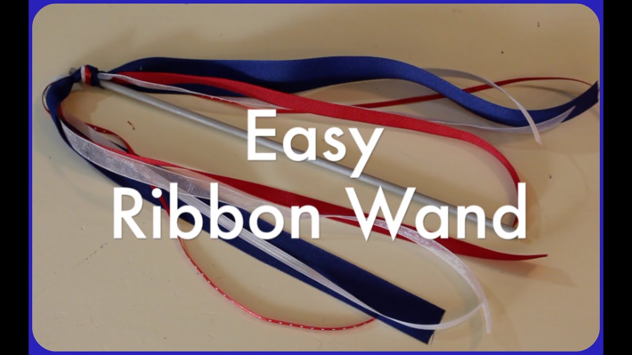 Summer Kid's CraftEasy Ribbon Wand YouTube