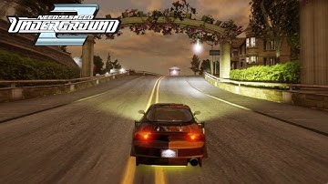 Mazda RX7 Roaming with Full Customization | NFS Underground 2 Unreal Demo Showcase