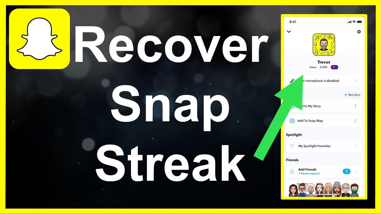 How To Recover Snapchat Streaks YouTube