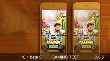Ipod touch 6th gen (IOS 10.1 beta 2 VS 9.3.5)
