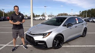 Is the NEW 2021 Toyota Corolla Nightshade a better car than a Honda Civic?