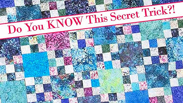 How I Made This Colorful Irish Chain Quilt So Easy!