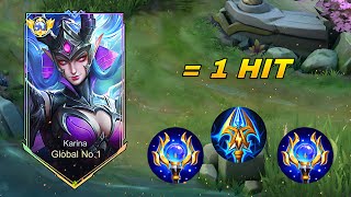 GLOBAL KARINA 1 HIT BUILD TUTORIAL - NEW ROTATION 2023