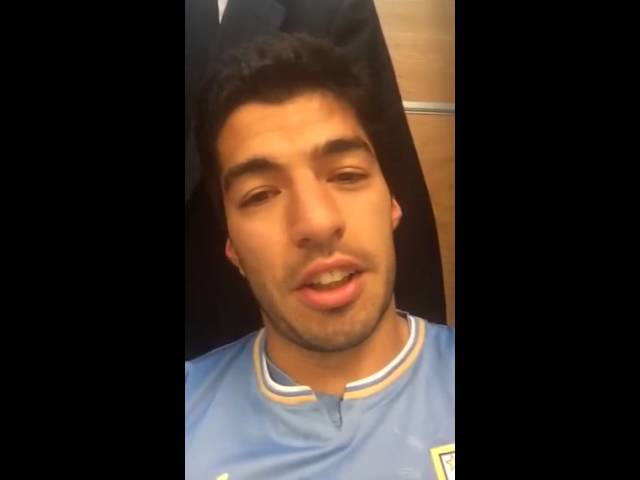 Luis Suárez agradece todo el apoyo de Uruguay tras el partido ante Inglaterra