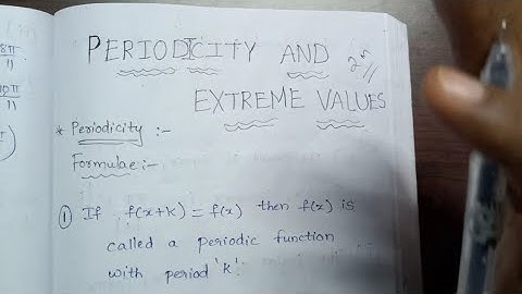 PERIODICITY AND EXTREME VALUES IN TELUGU ||TRIGONOMETRY UPTO TRANSFORMATIONS CHAPTER TOPIC ||FORMULA