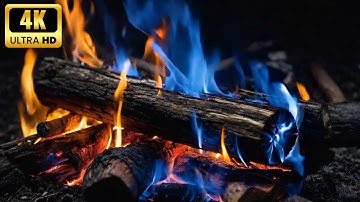 🔥 4K Fireplace Ambience – Calm Fire Sounds for Sleep V1