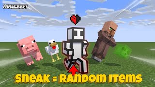 Minecraft but Sneak = Random Things Happen