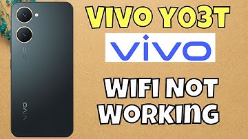 Wifi Not Working || Wifi not connecting || Wifi connection problem solved Vivo Y03t #new