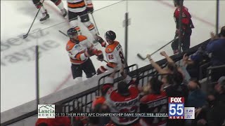 Komets pack in four goals to defeat the Cyclones