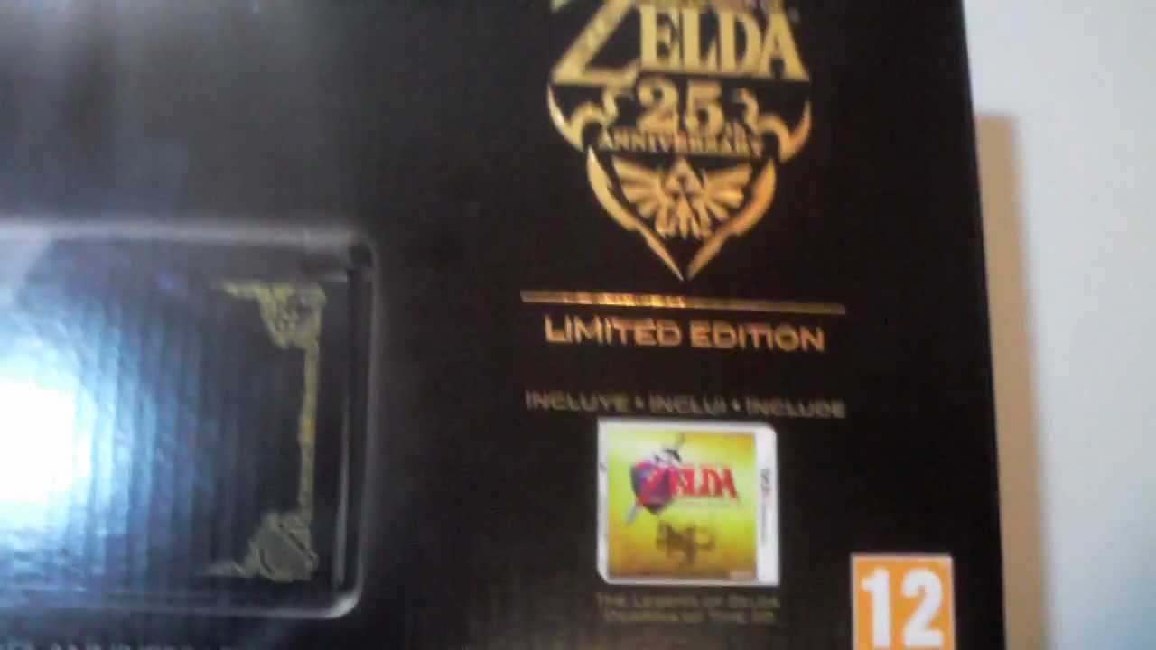 Unboxing Nintendo 3DS Zelda Edición Limitada YouTube