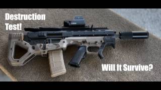 SRU SARB 15 BULLPUP CHASSIS DESTRUCTION TEST