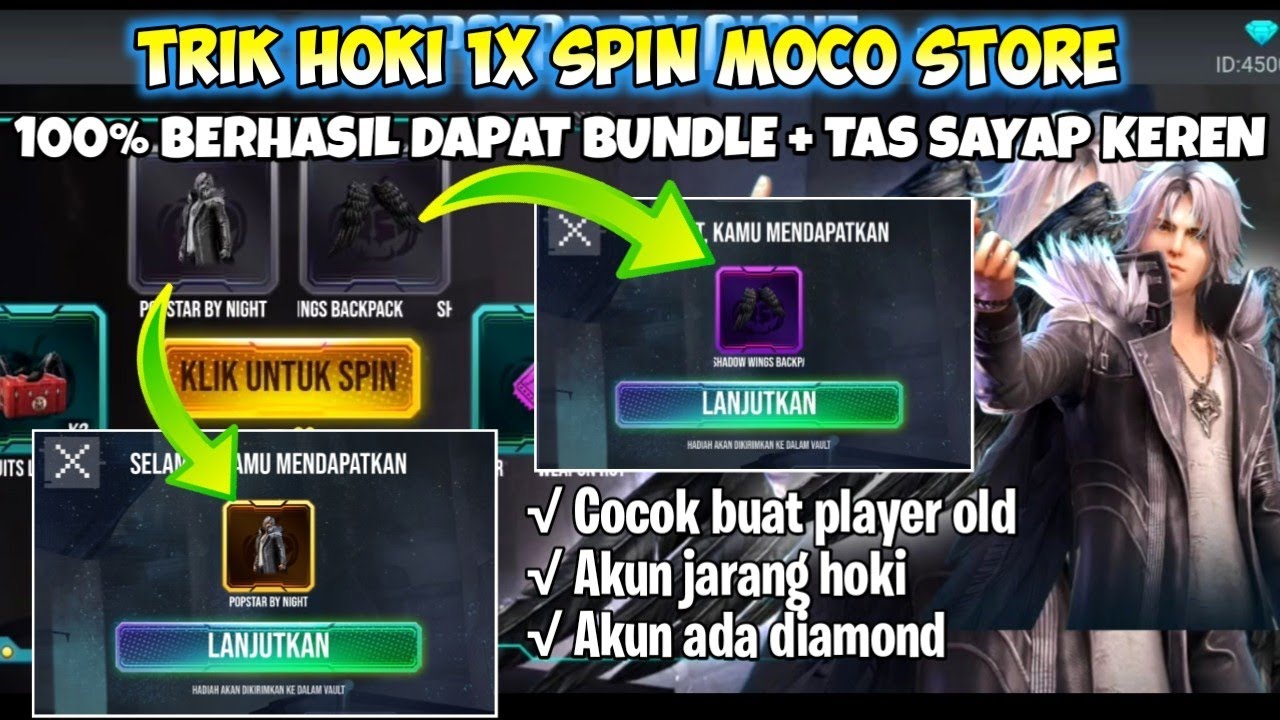 Trik 1x Spin Event Moco Store Modal 9 Diamond Bisa Dapet Bundle Kita Buktikan Garena Free Fire Youtube