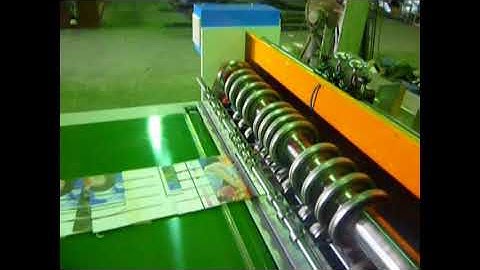 Partition Slotter PS-1400 pre-shipment trials