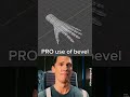 PRO Use of Bevel in Blender #blender #3d