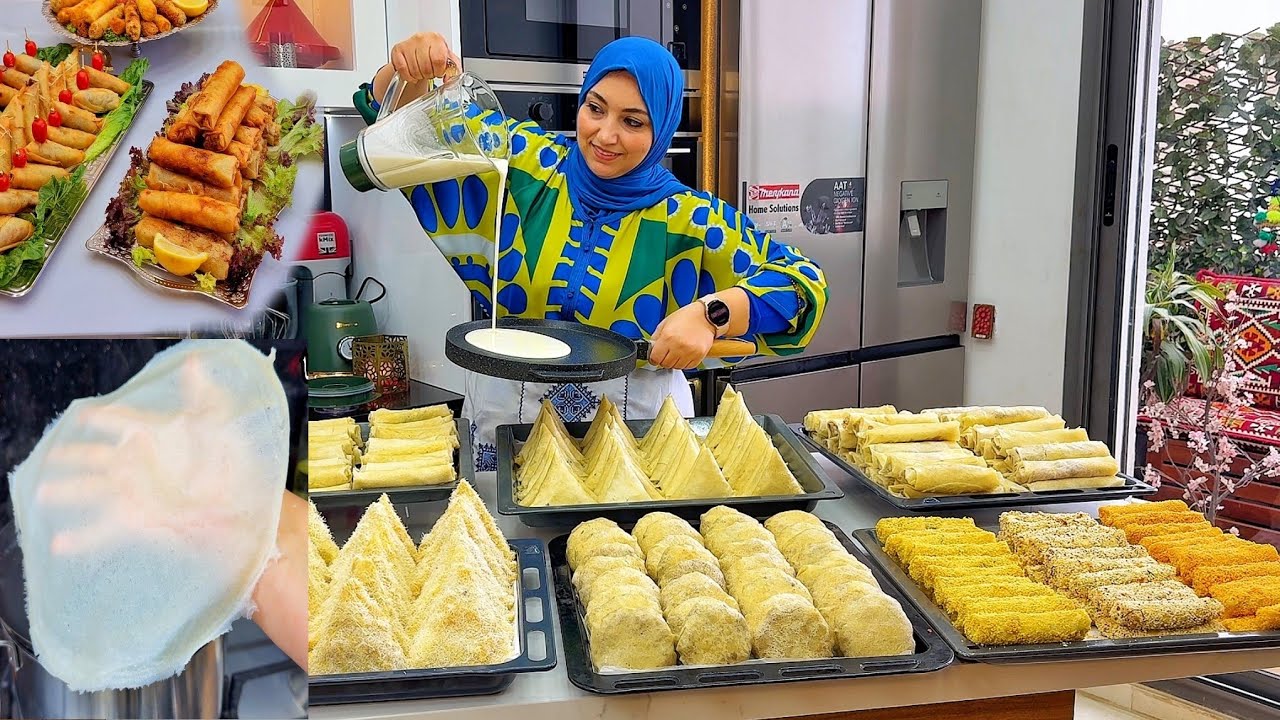 غير في الخلاط صايبيها اسهل ورقة البسطيلة في دقائق حضري بيها مملحات رمضان سيكار بريوات بسيطلات