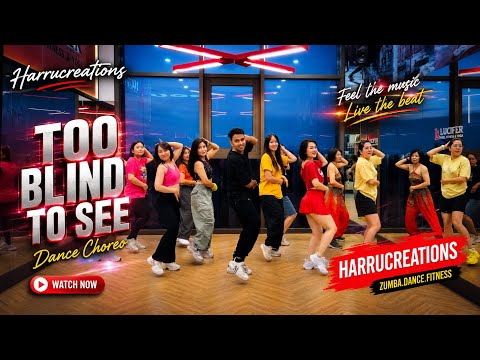 TOO BLIND TO SEE | ZIGGY IN THA HOUSE | BACHATA WORKOUT ROUTINE HARRUCREATIONS 