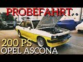 Als wenn du FLIEGST!! Opel Ascona B  Doppel Weber VOLLGAS Probefahrt!