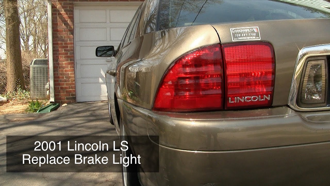 replace 2001 lincoln ls brake light youtube lincoln ls interior lights wont turn off