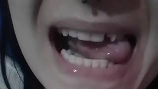 Girl Teases With Sexy Tongue And Wet Lips