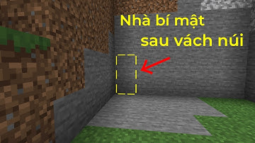 Minecraft pe : cách làm nhà bí mật phía sau vách núi đơn giản / ZRO101 GAMING