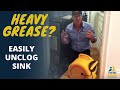 Best Way To Unclog A Drain Full Of Grease