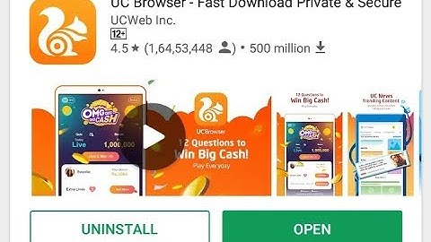 Disable UC browser