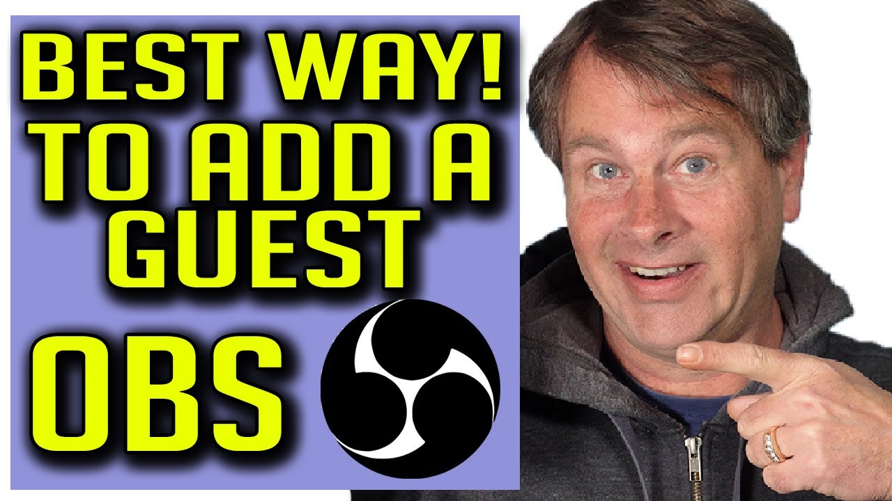 ⁣The BEST Way to Live Stream With A Guest with OBS Studio