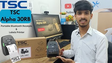 TSC Alpha 30RB Portable Bluetooth Receipts & Labels Printer &  Mobile Utility - BT Web Print .