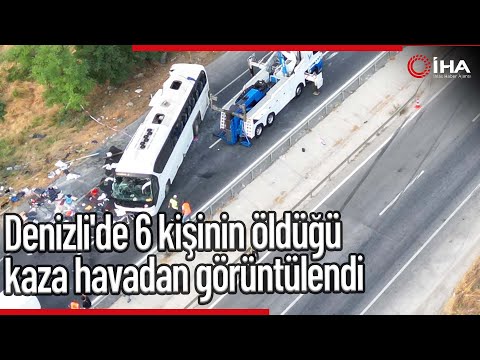 Bariyerleri Yıkıp Karşı Şeride Geçen Tır Otobüse Çarptı: 6 Ölü, 43 Yaralı