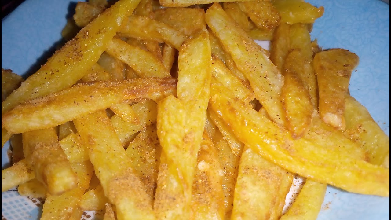 Crispy French Fries At Home French Fries Banane Ka Tarika Finger