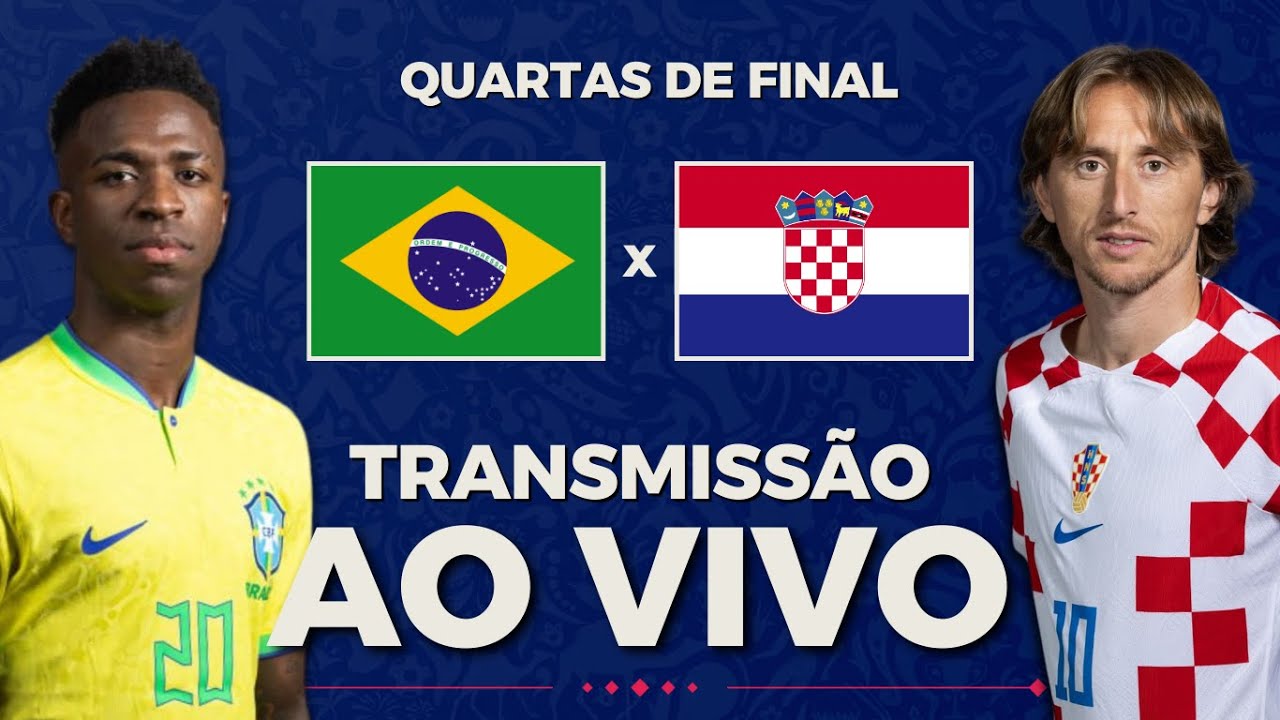 É Dia de Jogo Brasil vs Croácia Futebol Copa do Mundo Social Media