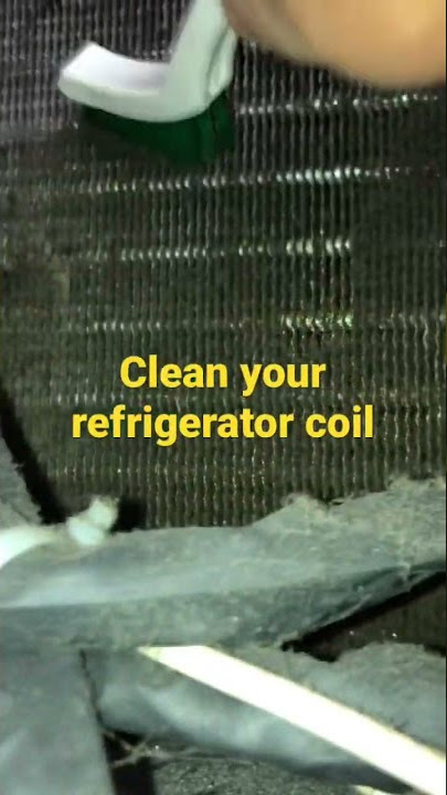 How To Clean Refrigerator Coils Without Brush