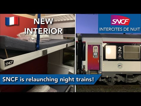 Onboard the SNCF NEW couchette cars between Paris and Lourdes!