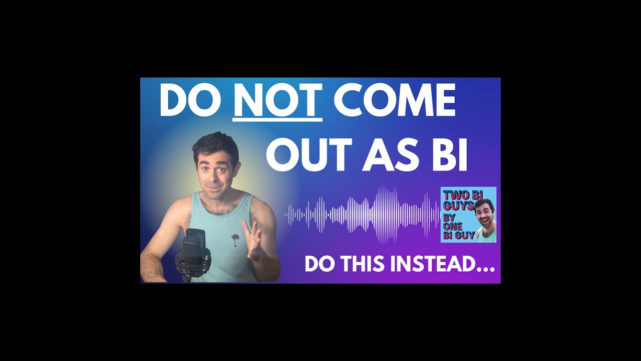 Stop Coming Out! (Do This Instead...)