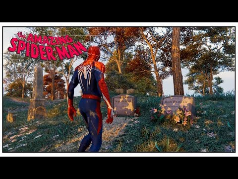 スパイダーマン トロフィー 偉大な力には ベン パーカーのお墓参りをする Marvel S Spider Man Youtube