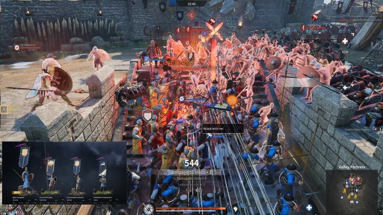 Conqueror’s Blade Gameplay | Spear Sergeants | Sunward Phalanx | Stalwarts & Feathered Crossbowmen