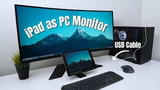 Use Your iPad as a Second PC Monitor with a USB Cable