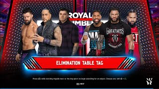 The Judgement Day Vs The Bloodline - Tables Tag Iron Man Match | WWE 2k24
