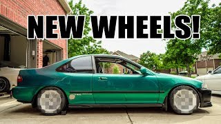 NEW WHEELS FOR THE SLEEPER CIVIC!