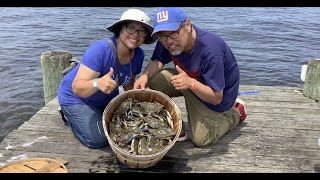 Crabbing at Toms River NJ