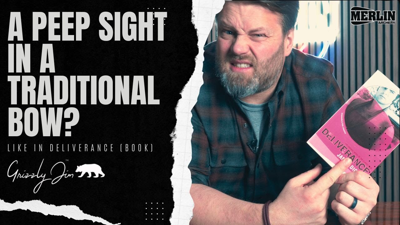 A traditional bow with a Peep sight? (like in Deliverance)
