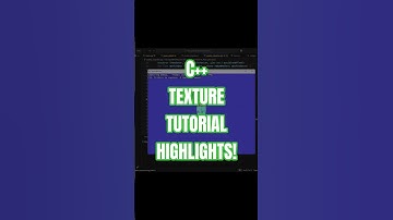 C++ Texture Tutorial Highlights! #coding #3dgamedevelopment   #graphicsprogramming #gamedevbasics