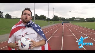 Football\/Soccer trick shot - Dude Perfect STRskillSchool