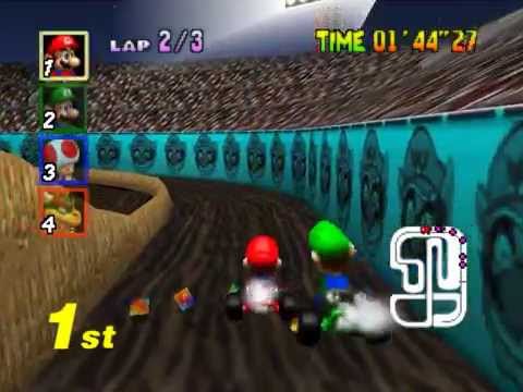 Mario Kart 64 Walkthrough/Gameplay Nintendo64 HD1080p