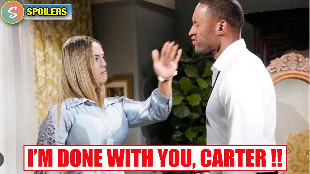 Hope slaps Carter and decides to break up with him after seeing him kiss  Daphne - YouTube