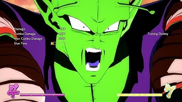 DBFZ solo piccolo corner combo route.