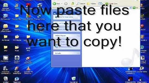 How to copy files to drive using cmd